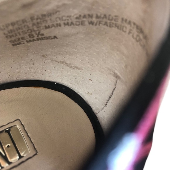 Stiletto Heels INC International Concepts Black Colorful Embroidered Womens 8.5 - Picture 7 of 10